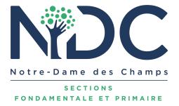 Logo Notre-Dame des Champs - Ecoles fondamentale et primaire